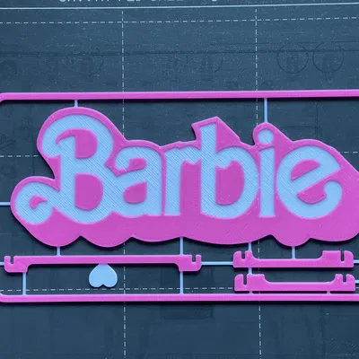 Thẻ quà tặng Barbie có thể lắp ghép với chân đế nhỏ