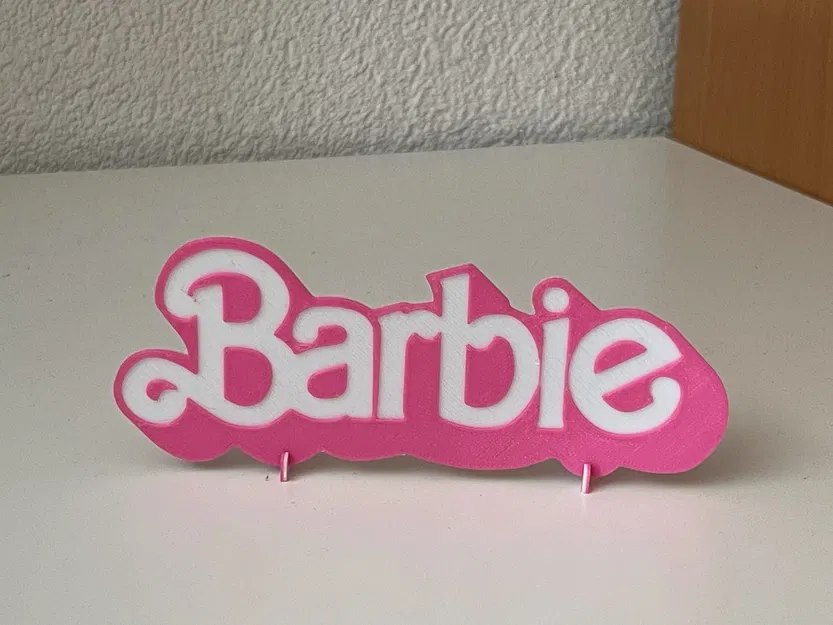 Thẻ quà tặng Barbie có thể lắp ghép với chân đế nhỏ - Image 2