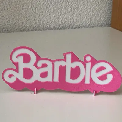 Thẻ quà tặng Barbie có thể lắp ghép với chân đế nhỏ