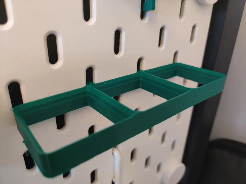 Khung lắp đặt Gridfinity cho bảng treo Skadis của Ikea - Image 1