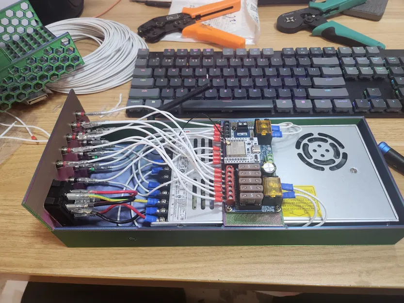 Bộ vỏ điều khiển LED QuinLED Dig Quad và nguồn Meanwell LRS-350-24 - Image 2