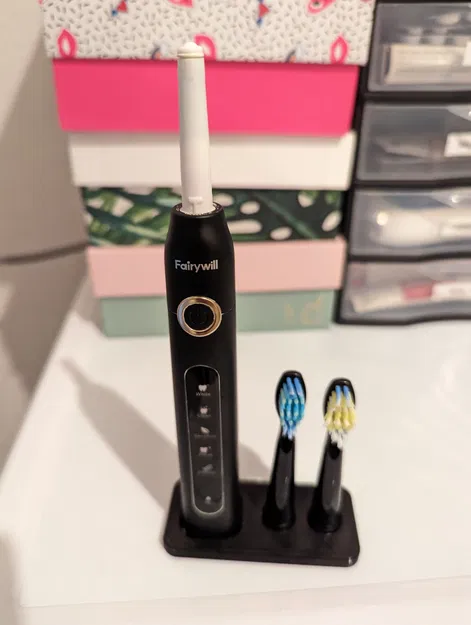 Giá đỡ bàn chải đánh răng Fairywill D7 và 2 đầu bàn chải - Image 1