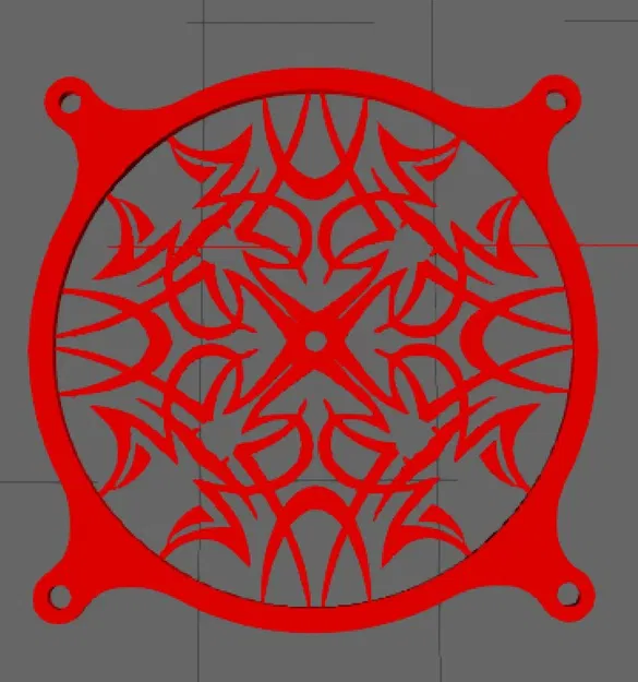 Lưới quạt tuyết 120mm cho máy tính - Image 1