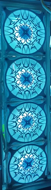 Lưới quạt tuyết 120mm cho máy tính - Image 3