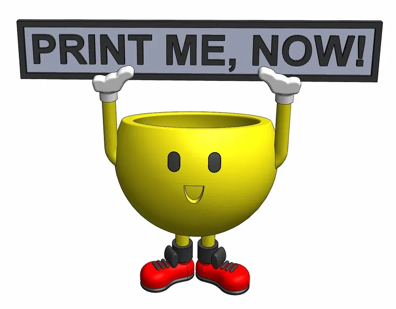 Cốc dễ thương với các biểu ngữ khác nhau cho in 3D - Image 5