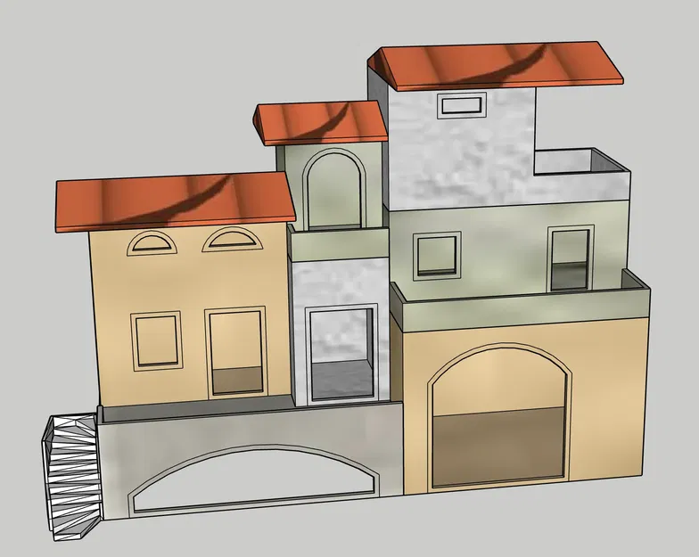 Nhà mô hình cho bối cảnh Giáng sinh GT 23 - Image 1