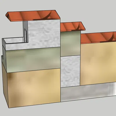 Nhà mô hình cho bối cảnh Giáng sinh GT 23