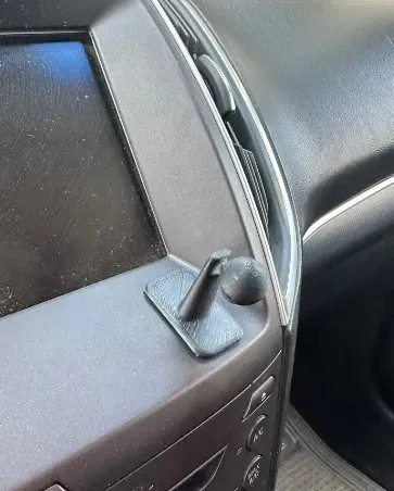 Giá đỡ điện thoại ô tô với đầu bóng 17mm - Image 3