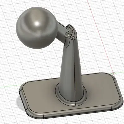 Giá đỡ điện thoại ô tô với đầu bóng 17mm