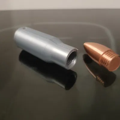 Bình chứa đạn EDC với lỗ gắn dây xích