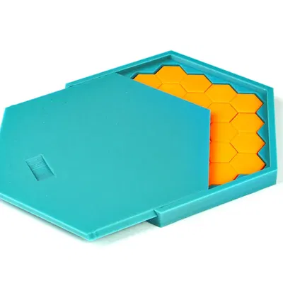Đồ chơi xếp hình Tetrahex trong hộp trượt