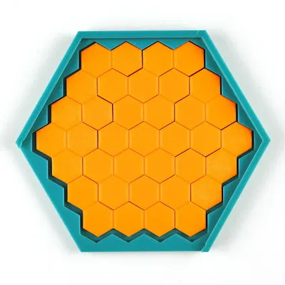 Đồ chơi xếp hình Tetrahex trong hộp trượt