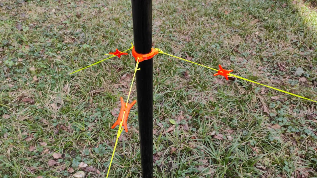 Hệ thống dây treo cho cột Spiderbeam với bộ căng dây - Image 1