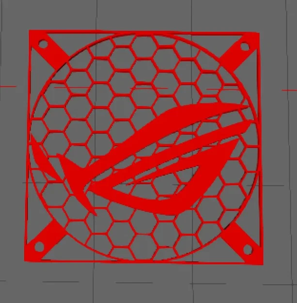 Lưới quạt 120mm với logo asus - Image 1