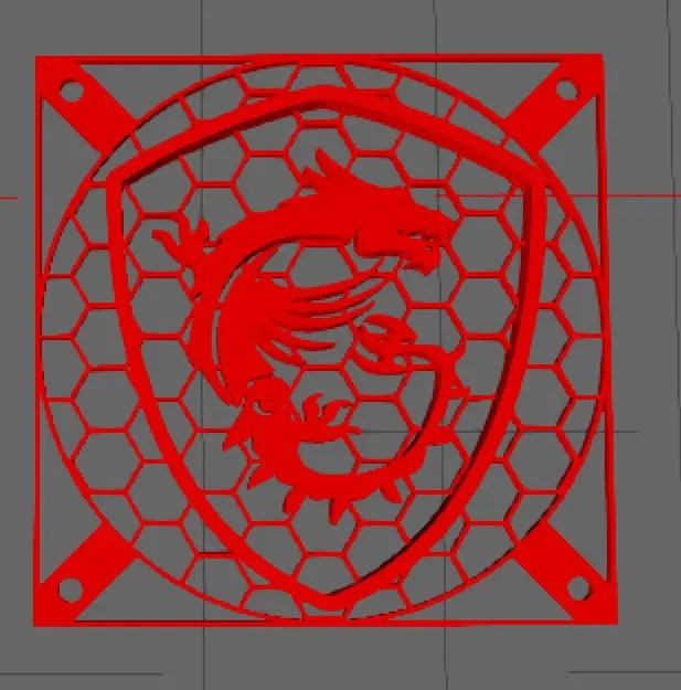 Logo MSI cho quạt 120mm - Image 1