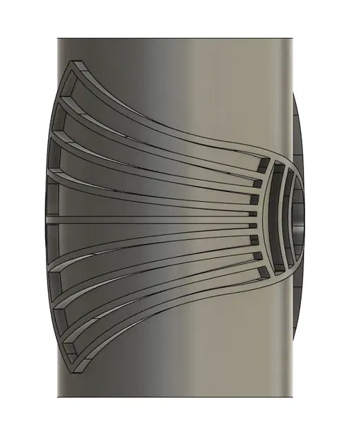 Công cụ tạo kết cấu gốm sứ hình cuộn Ai Cập - Image 1