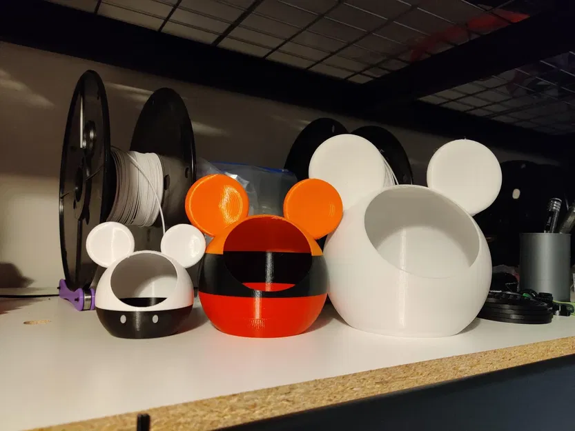 Chậu cây xương rồng hình chuột Mickey - Image 1