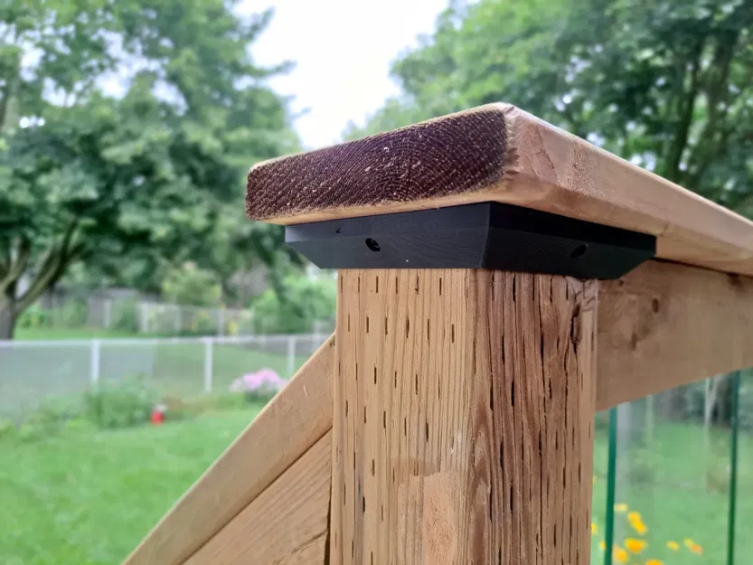 Viền 4x4 cho cột deck ẩn khe hở giữa các tấm sàn - Image 4