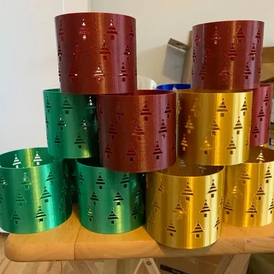 Đế nến votive Giáng sinh thiết kế nhanh chóng