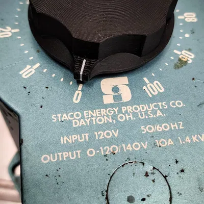 Núm điều chỉnh biến áp Staco 3PN1010 thay thế