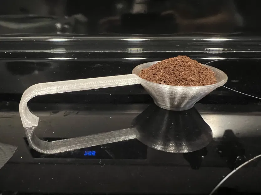 Muỗng cà phê đo 15g hạt cà phê với dung tích 26.737ml - Image 1