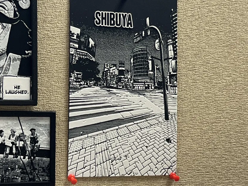 Bảng Shibuya trong Jujutsu Kaisen được tạo ra bằng HueForge - Image 1