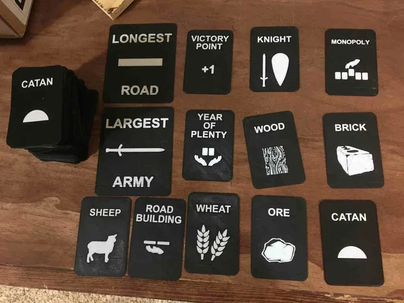 Thẻ tài nguyên và phát triển trong trò chơi Catan - Image 1