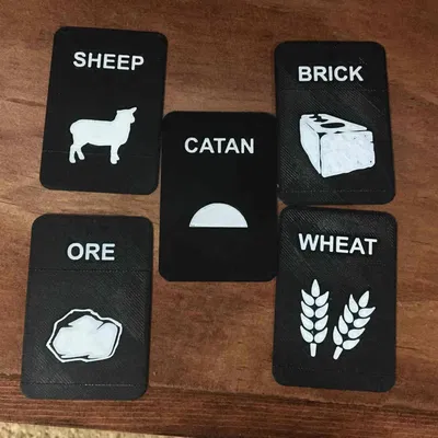 Thẻ tài nguyên và phát triển trong trò chơi Catan