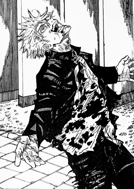 Bảng tranh manga Gojo Satoru trong Jujutsu Kaisen - Image 2