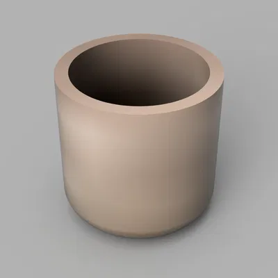 Khuôn chậu cây nhỏ bằng xi măng/mortar 3 phần