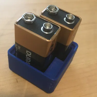 Giá đỡ pin 9V Gridfinity nhỏ gọn 1x1x3