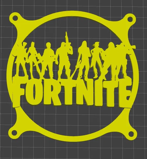 Lưới quạt 120mm cho máy tính Fortnite - Image 1