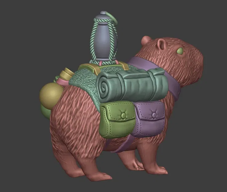 Bạn đồng hành Capybara trong loạt mô hình thú cưng - Image 4