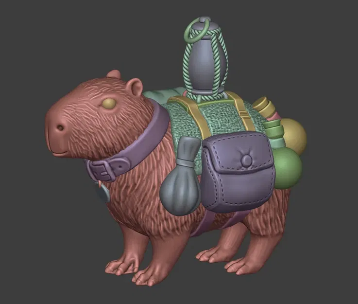 Bạn đồng hành Capybara trong loạt mô hình thú cưng - Image 5