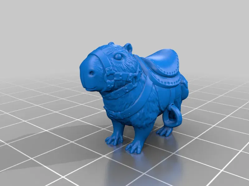 Bạn đồng hành Capybara trong loạt mô hình thú cưng - Image 8