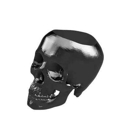 Giá đỡ bút hình đầu lâu độc đáo