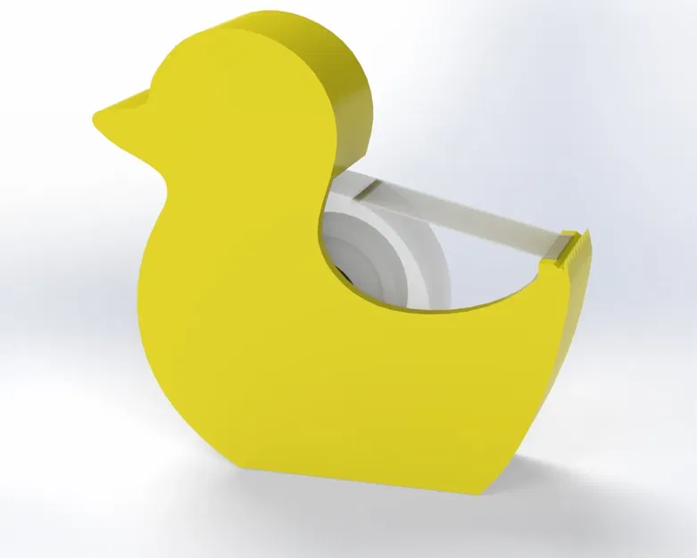 Giá đỡ băng dính hình chú vịt dễ thương - Image 2