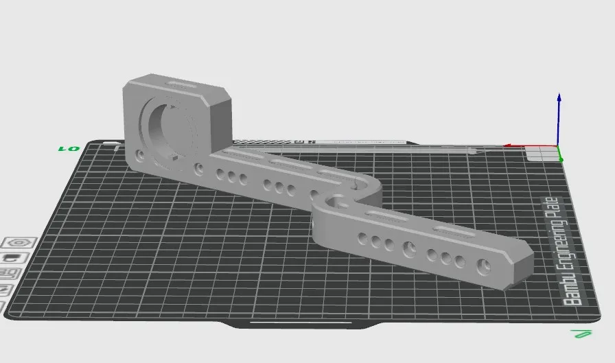 Giá đỡ cuộn filament gắn bên cho máy in Bambu Lab - Image 1