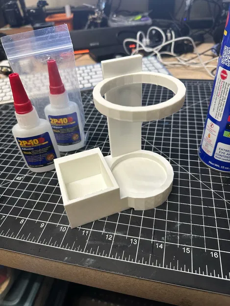 Giá đỡ keo 2P10 gắn tường cho 2 chai và bình hoạt hóa - Image 4