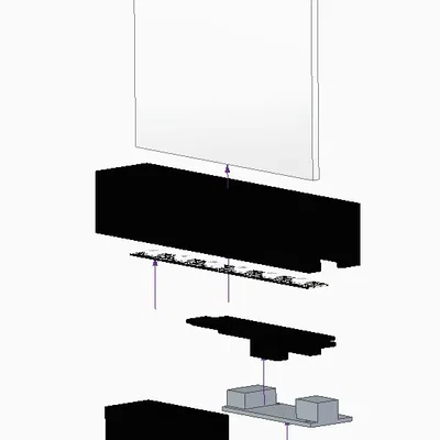 Đèn LED hình khung tranh có thể in 3D
