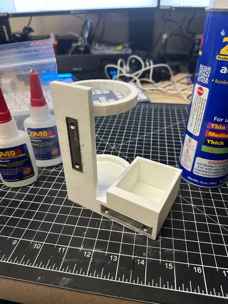 Giá đỡ keo 2P10 gắn tường cho 2 chai và bình hoạt hóa - Image 5