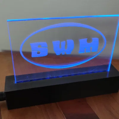 Đèn LED hình khung tranh có thể in 3D