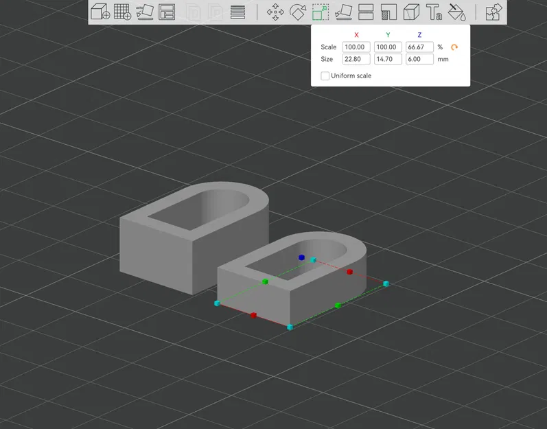 Khe chêm núm cửa Bambu Lab X1 cho máy in 3D - Image 3
