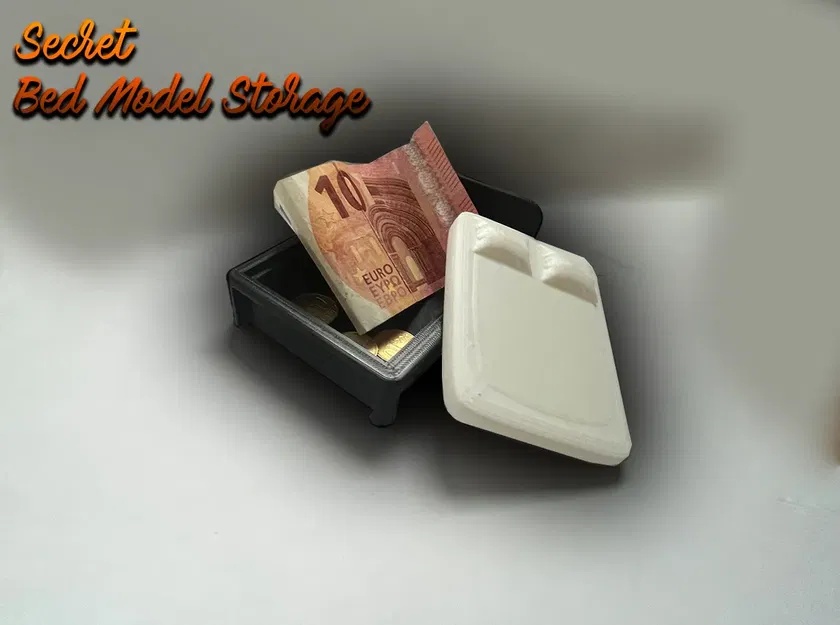 Giường với ngăn chứa bí mật cho đồ giá trị nhỏ - Image 1