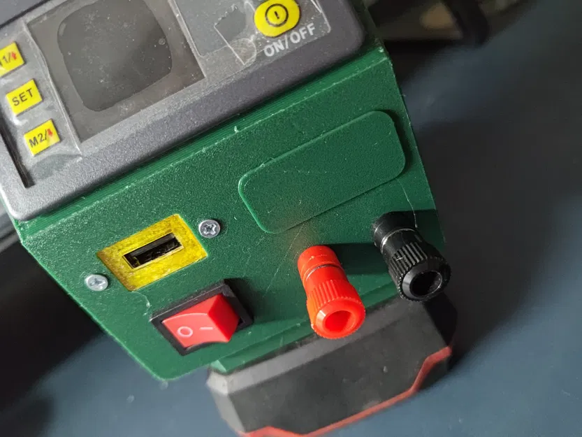 Nắp che nguồn cho pin Parkside X20V không cần ốc vít - Image 1