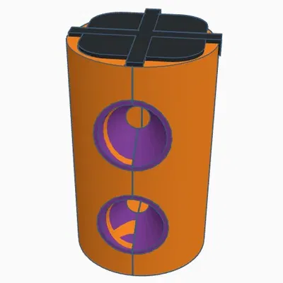 Bẫy ruồi và muỗi nhỏ sử dụng đèn LED xanh