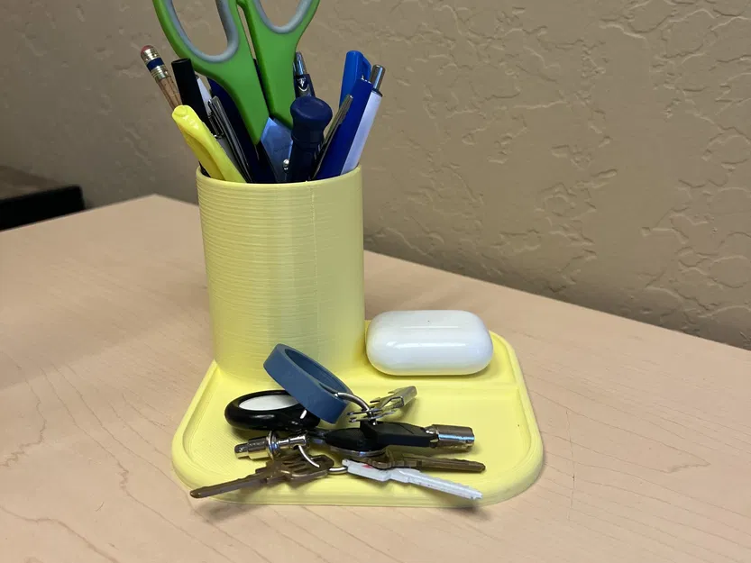Khay đựng đồ và cốc bút cho bàn làm việc - Image 2