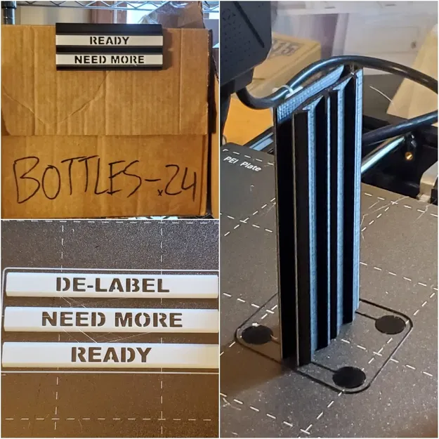 Giá treo nhãn cho chai bia thủ công - Image 1