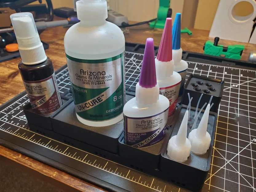 Bộ sưu tập giá đỡ keo BSI Gridfinity cho tổ chức hiệu quả - Image 1