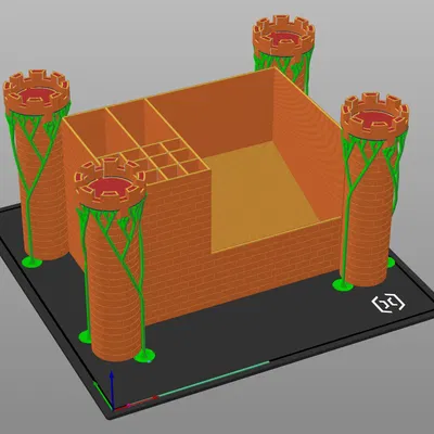 Giá đỡ bàn làm việc kiểu lâu đài trung cổ